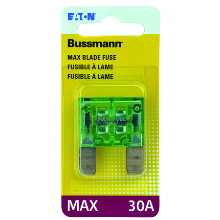 EATON BUSSMANN Automotive Fuse, MAX Series, 30A, 32V DC, Non-Indicating BP/MAX-30-RP